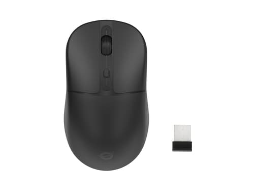 Conceptronic LORCAN04B mouse Ufficio Ambidestro RF senza fili + Bluetooth Ottico 1600 DPI