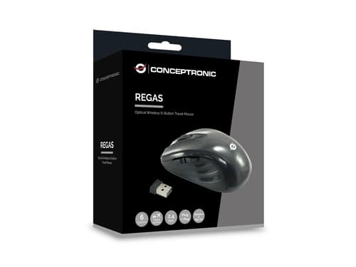 Conceptronic CLLM5BTRVWL mouse Viaggio Mano destra RF Wireless Ottico 1600 DPI