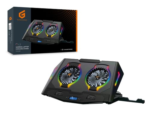 Conceptronic THYIA02B base di raffreddamento per laptop 43,2 cm (17") Nero