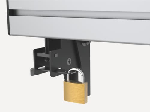 Equip Montaggio a soffitto a tre schermi da 45” a 50”