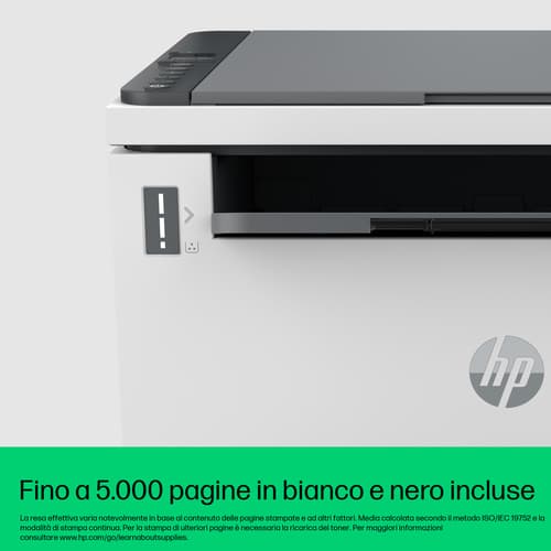 HP LaserJet Tank 1604w Wireless Multifunction Bianco e nero Stampante, Fotocopiatrice, scanner