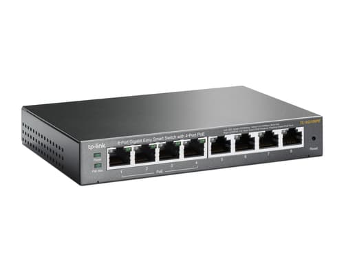 TP-Link TL-SG108PE Gestito L2 Gigabit Ethernet (10/100/1000) Supporto Power over Ethernet (PoE) Nero