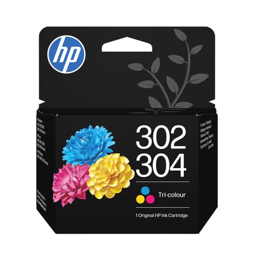 HP Confezione da 2 cartucce di inchiostro tricromia/nero 302/304