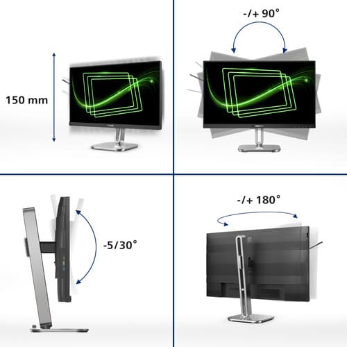 Philips Serie 5000 24B2G5200/00 Monitor PC 60,5 cm (23.8") 1920 x 1080 Pixel Full HD LCD Antracite