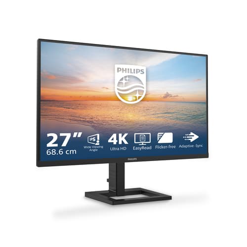 Philips Serie 1000 27E1N1900AE/00 Monitor PC 68,6 cm (27") 3840 x 2160 Pixel 4K Ultra HD LCD Nero