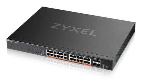 Zyxel XMG2230-28HP Gestito L2/L3 2.5G Ethernet (100/1000/2500) Supporto Power over Ethernet (PoE) 1U Nero