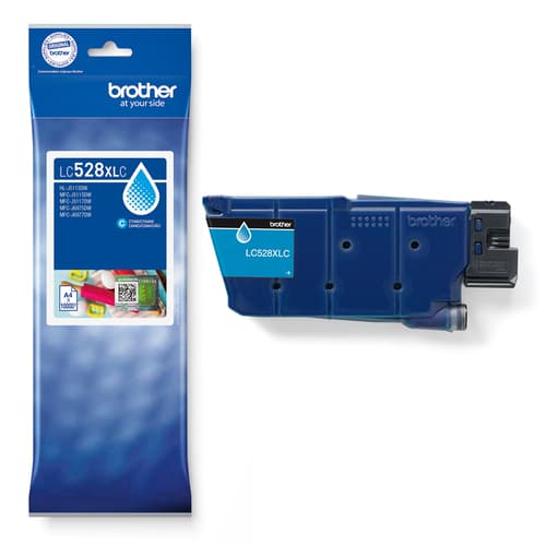 Brother LC528XLC cartuccia d'inchiostro 1 pz Originale Rendimento ultra elevato Ciano