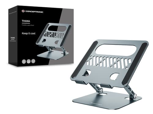 Conceptronic THANA10G supporto per laptop Supporto per computer portatile Grigio 43,2 cm (17")