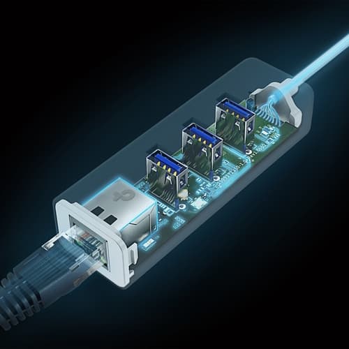 TP-Link UE330C scheda di rete e adattatore Ethernet 1000 Mbit/s