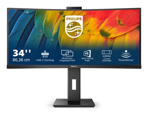 Philips Serie 5000 34B1U5600CH/00 Monitor PC 86,4 cm (34") 3440 x 1440 Pixel Wide Quad HD LCD Nero