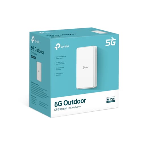 TP-Link 5G Outdoor Router Build-In 5G Modem 5G router wireless 2.5 Gigabit Ethernet Bianco