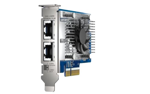 QNAP QXG-10G2T-X710 scheda di rete e adattatore Interno Ethernet 1000 Mbit/s