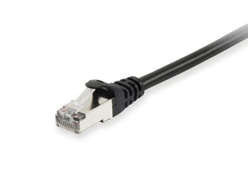 Equip 606101 cavo di rete Nero 0,25 m Cat6a S/FTP (S-STP) Rotondo