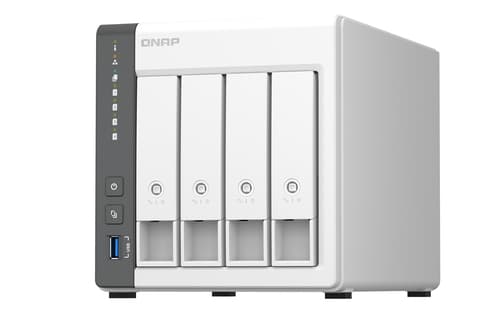 QNAP TS-433 NAS Tower ARM Cortex-A55 4 GB 0 TB QNAP QTS Bianco