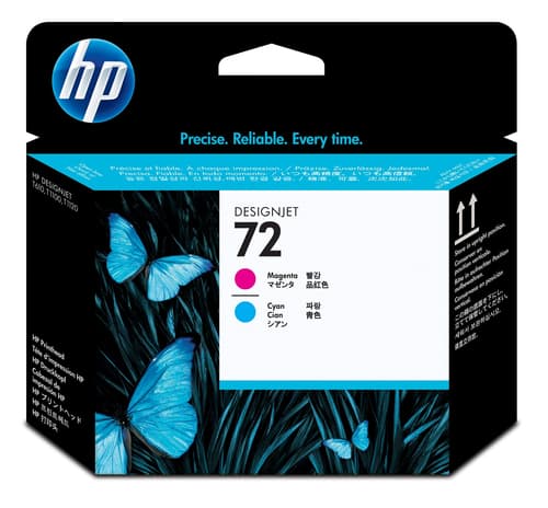 HP Testina di stampa magenta e ciano 72