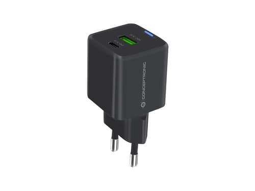Conceptronic ALTHEA15B Caricabatterie per dispositivi mobili Universale Nero AC Ricarica rapida Interno