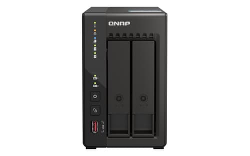 QNAP TS-253E NAS Tower Intel® Celeron® J6412 8 GB 0 TB QNAP QTS Nero