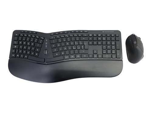 Conceptronic ORAZIO02IT tastiera Mouse incluso Ufficio RF Wireless QWERTY Italiano Nero