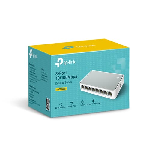 TP-Link TL-SF1008D switch di rete Non gestito Fast Ethernet (10/100) Bianco