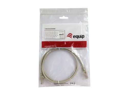 Equip 625410 cavo di rete Beige 1 m Cat6 U/UTP (UTP) Rotondo