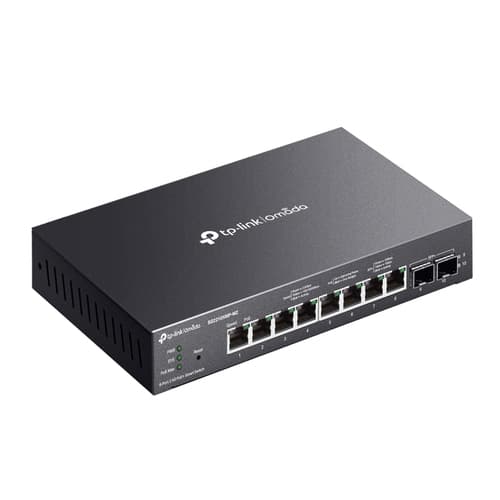TP-Link Omada SG2210XMP-M2 switch di rete Gestito L2/L2+ 2.5G Ethernet (100/1000/2500) Supporto Power over Ethernet (PoE) Montaggio da desktop/parete Nero