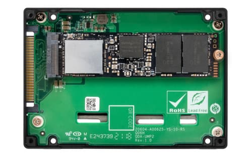 QNAP QDA-UMP4 contenitore di unità di archiviazione Box esterno SSD Nero 2.5"