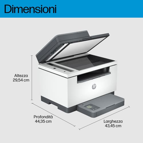 HP LaserJet M234sdw Wireless Multifunction Bianco e nero Stampante, Fotocopiatrice, scanner; Fronte/retro
