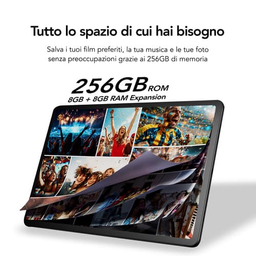TCL NXTPAPER 14 Mediatek 256 GB 36,3 cm (14.3") 8 GB Wi-Fi 5 (802.11ac) Android 14 Grigio