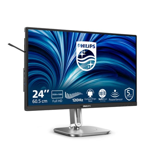 Philips Serie 4000 24B2N4200/00 Monitor PC 60,5 cm (23.8") 1920 x 1080 Pixel Full HD LCD Grigio