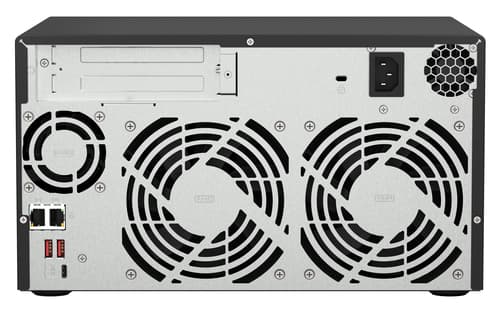 QNAP TS-873A NAS Tower Ryzen Embedded V1500B 8 GB DDR4 0 TB QNAP Turbo System Nero