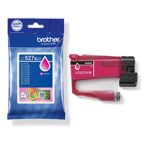 Brother LC527XLM cartuccia d'inchiostro 1 pz Originale Resa elevata (XL) Magenta