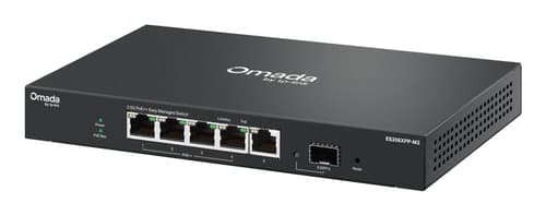 TP-Link ES206XPP-M2 switch di rete Gestito L2 2.5G Ethernet (100/1000/2500) Supporto Power over Ethernet (PoE) Montaggio da desktop/parete Nero