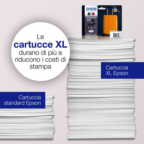 Epson Multipack 4 colori DURABrite Ultra Valigia 405XL