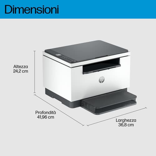 HP LaserJet M234d Multifunction Bianco e nero Stampante, Fotocopiatrice, scanner; Fronte/retro
