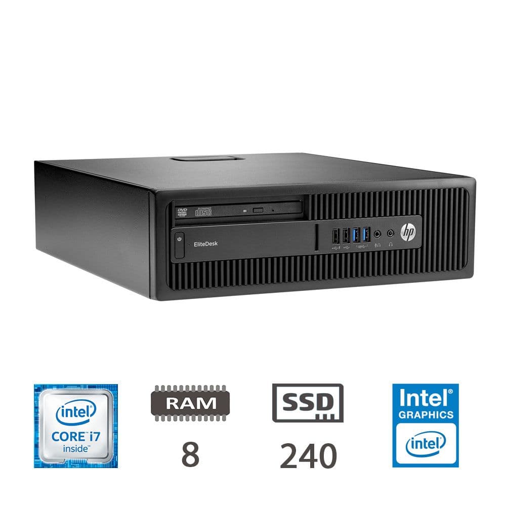 Hp Prodesk 600 G2 Sff I7-6700/8/Ssd240/Dvd/W10p/2y