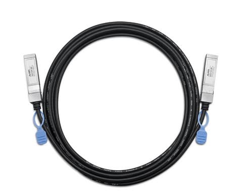 Zyxel DAC10G-3M cavo InfiniBand e in fibra ottica SFP+ Nero