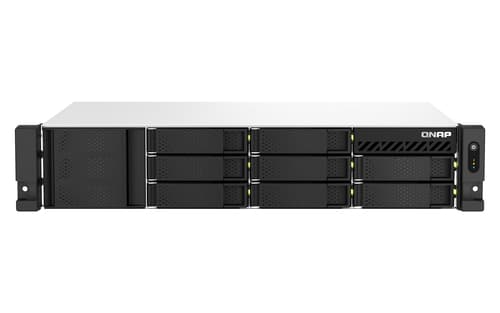 QNAP TS-864EU-RP NAS Armadio (2U) Intel® Celeron® N5095 8 GB DDR4 0 TB QNAP Turbo System Nero