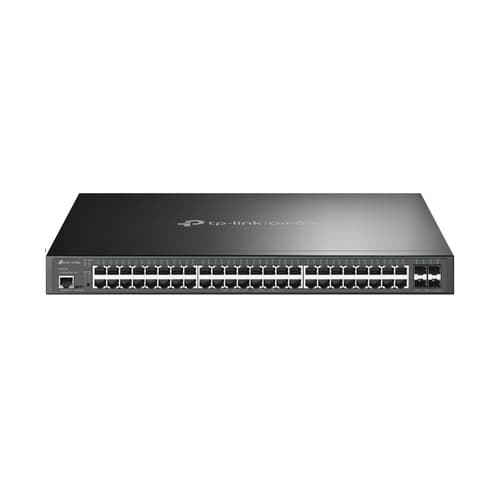 TP-Link Omada SG3452XP switch di rete Gestito L2+ Gigabit Ethernet (10/100/1000) Supporto Power over Ethernet (PoE) 1U Nero