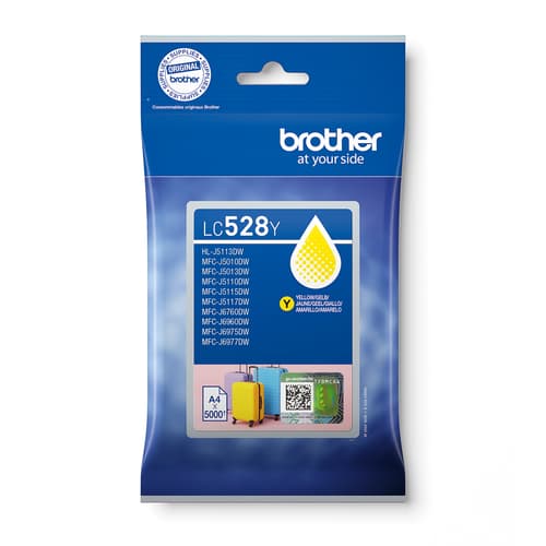 Brother LC528Y cartuccia d'inchiostro 1 pz Originale Giallo