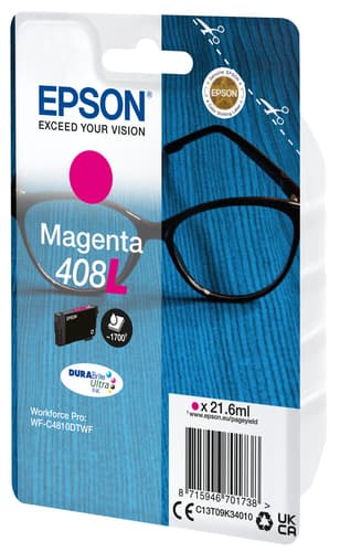Epson Inchiostro magenta singolo DURABrite Ultra Occhiali 408L