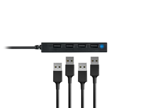 Conceptronic HUBBIES05B hub di interfaccia USB 2.0 480 Mbit/s Nero