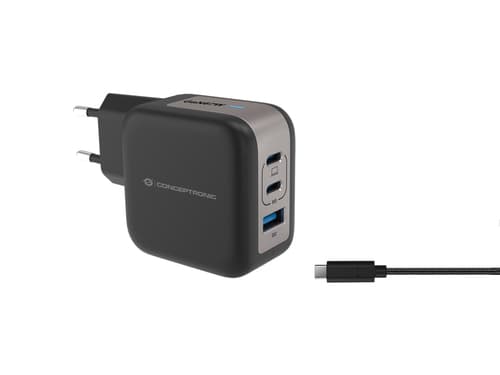Conceptronic ALTHEA17B Caricabatterie per dispositivi mobili Universale Nero AC Ricarica rapida Interno