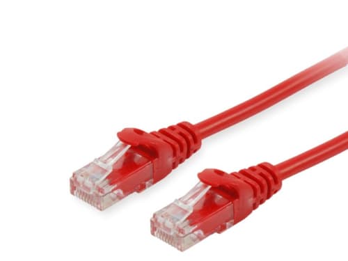 Equip 625423 cavo di rete Rosso 0,25 m Cat6 U/UTP (UTP) Rotondo