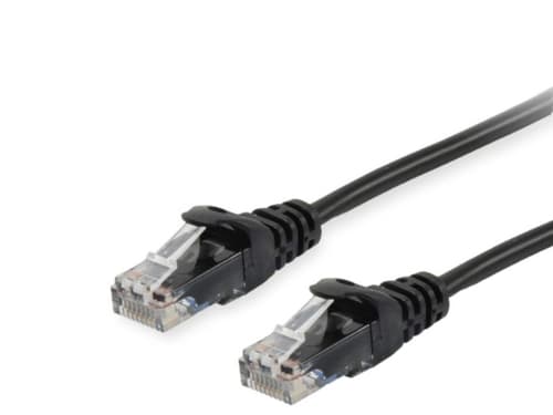 Equip 625453 cavo di rete Nero 0,25 m Cat6 U/UTP (UTP) Rotondo