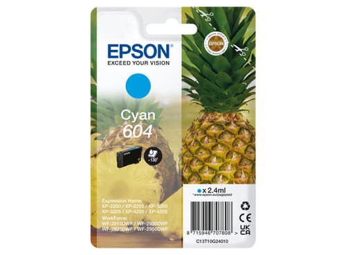 Epson Singlepack Cyan 604 Ink