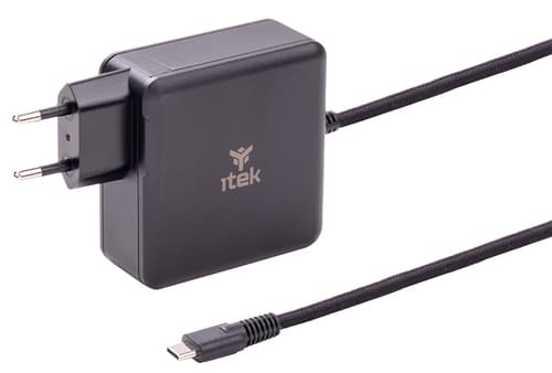 itek ITNBACWB100 Caricabatterie per dispositivi mobili Computer portatile Nero AC Ricarica rapida Interno