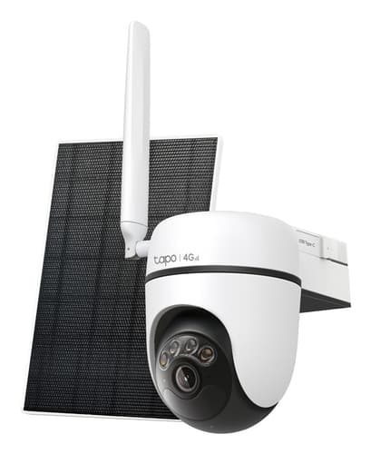 TP-Link Tapo TC90G KIT Telecamera di sicurezza outdoor motorizzata 2K, 4G LTE con batteria e pannello solare incluso