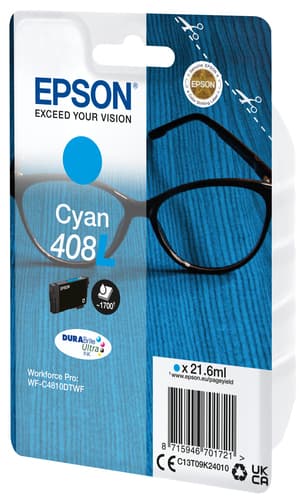 Epson Inchiostro ciano singolo DURABrite Ultra Occhiali 408L