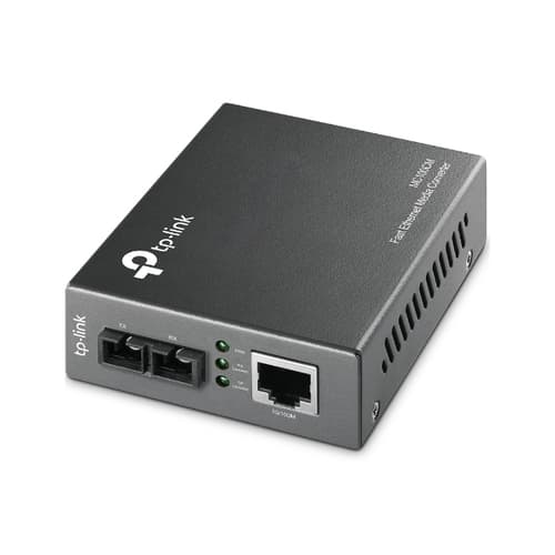 TP-Link Omada MC100CM convertitore multimediale di rete 100 Mbit/s 1310 nm Modalità multipla Nero