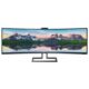 MONITOR PHILIPS LCD CURVED LED 48.8" 32:9 499P9H/00 4K 5MS MM DQHD 3000:1 BLACK 2XHDMI DP USB-C USB3.1 WEBCAM VESA